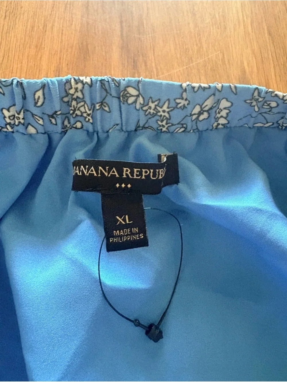 Banana Republic Floral Faux Wrap Skirt Women's Size XL Girlhood Cottage Pull On